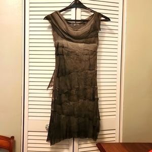 Lightweight Grey Dress with Layers